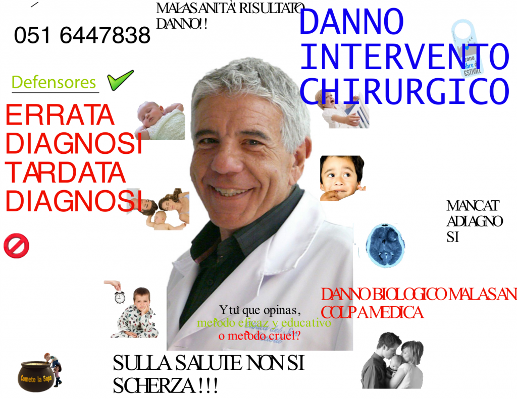 Paziente danno malasanita’ Bologna consenso informato Errore medico. Cassazione 10055/2011: il medico risponde per errata diagnosi e ha l'obbligo di informare il paziente. Consenso informato del medico